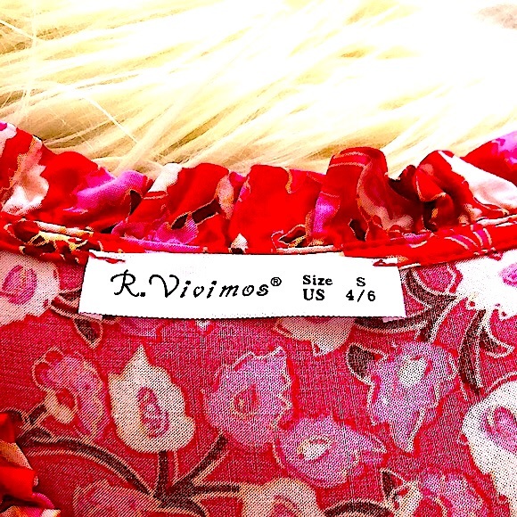 EUC- R Vivimos Summer Sleeveless Floral Print Button Up Bohemian Flowy Maxi - Picture 3 of 14